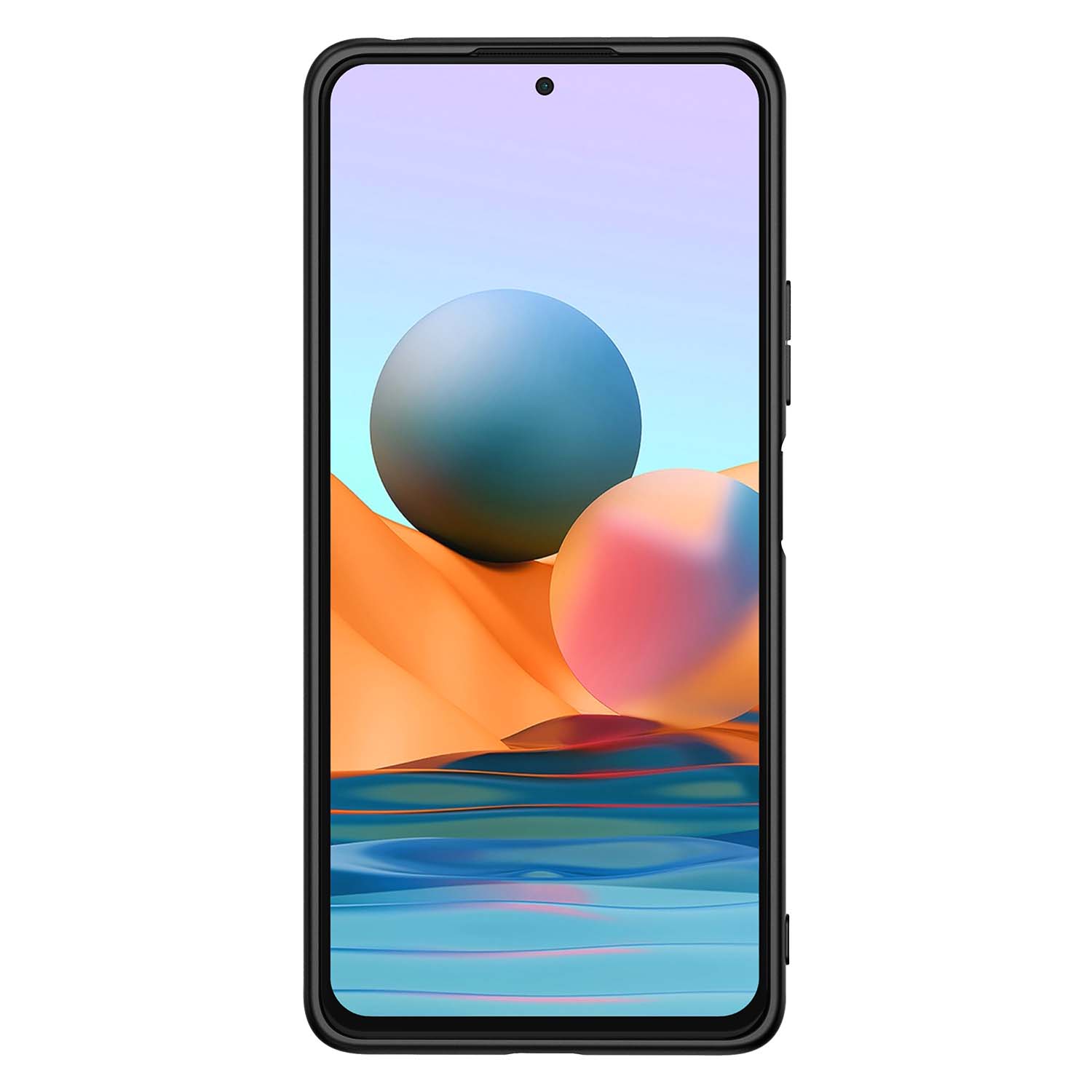 Backcover Xiaomi Redmi Note 10 Pro Hoesje Zwart/wit