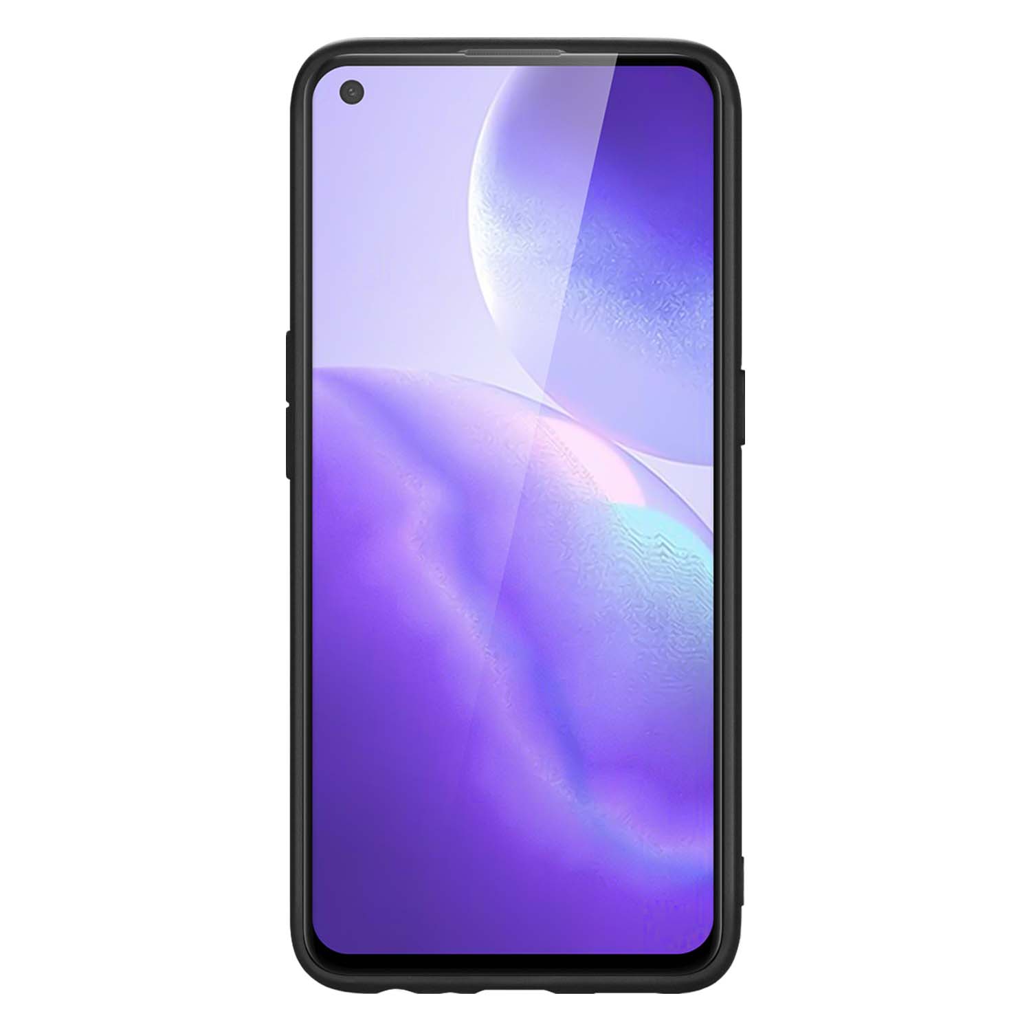 Backcover OPPO Reno5 5G | OPPO Find X3 Lite Hoesje Zwart/wit