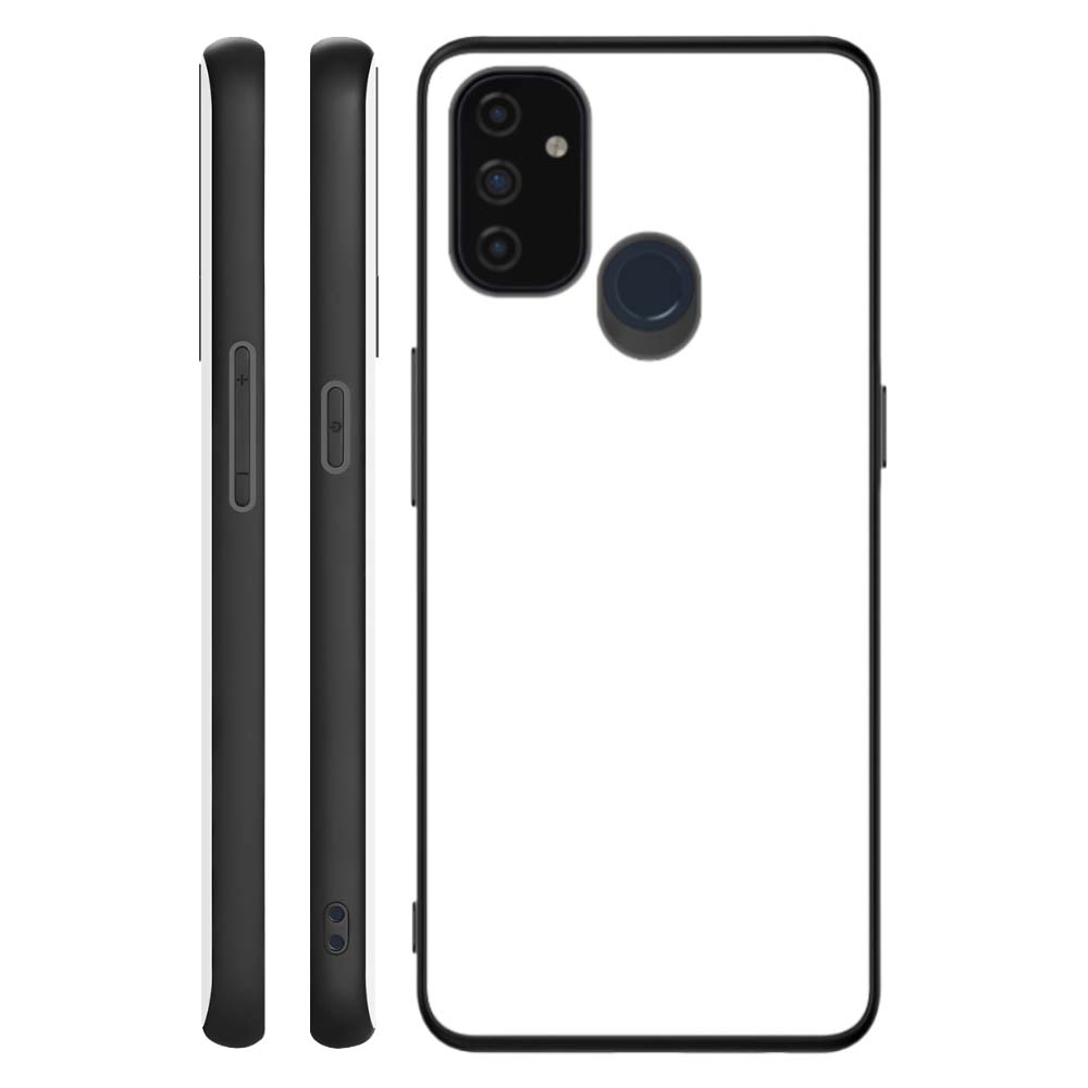 OnePlus Nord N100 Backcover Hoesje Zwart/wit