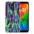 LG Q7 TPU Hoesje Abstract Green Blue