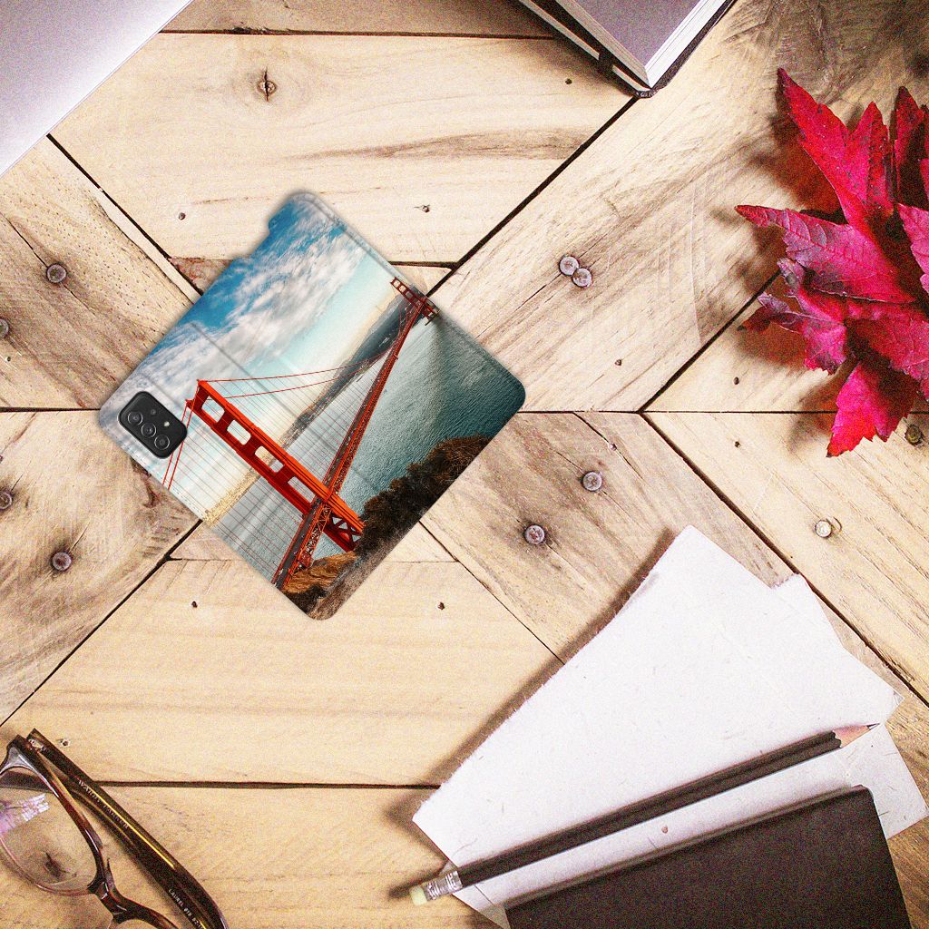 Samsung Galaxy A03s Book Cover Golden Gate Bridge - B2C Telecom