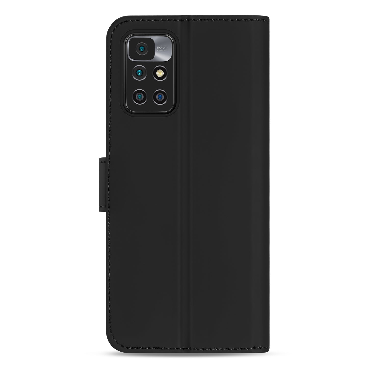 Telefoonhoesje Xiaomi Redmi 10 Bookcase Zwart met Pasjeshouder