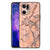 OPPO Find X5 Pro Marmeren Print Telefoonhoesje Marmer Oranje