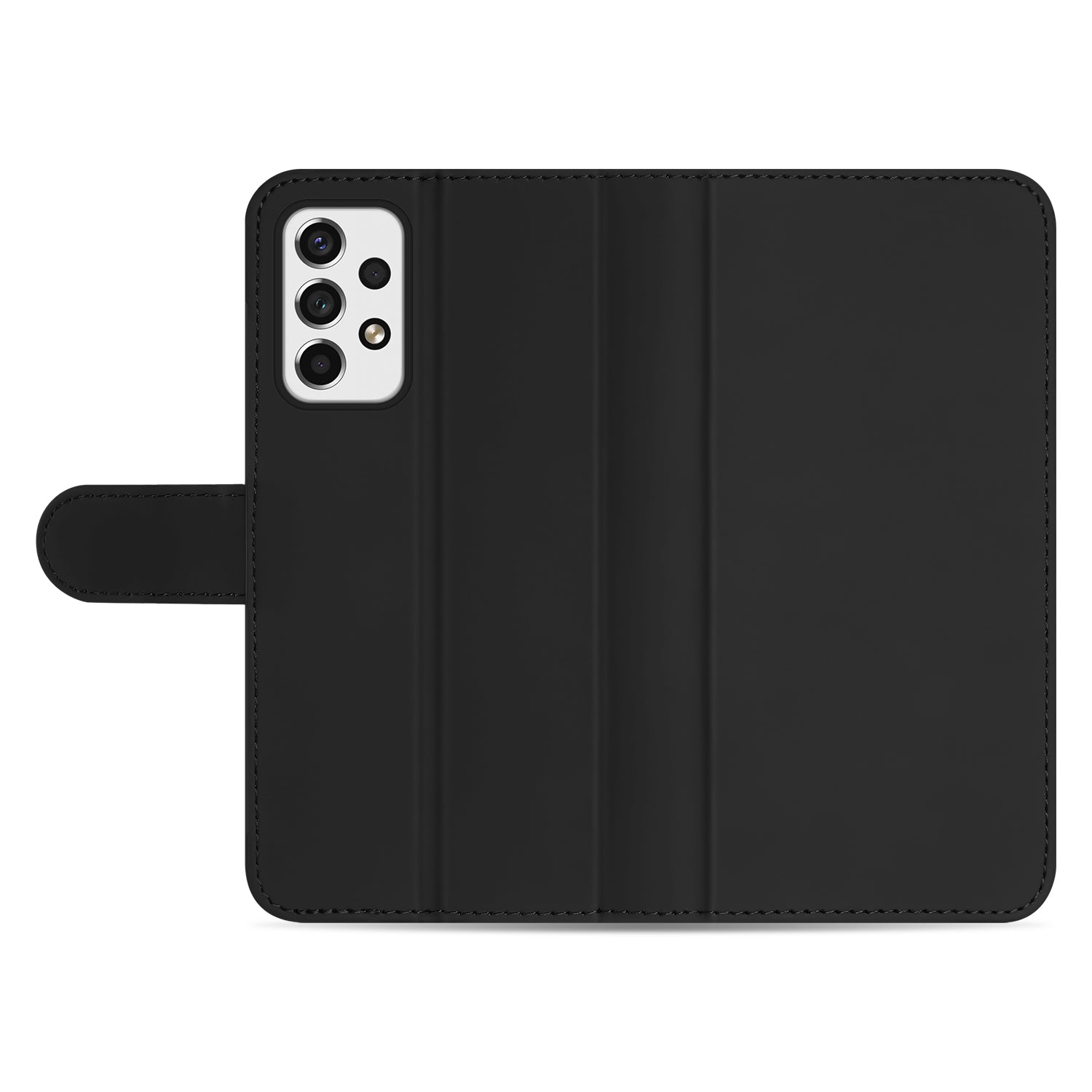 Book Case Galaxy A73 5G Hoesje Zwart met Pasjeshouder