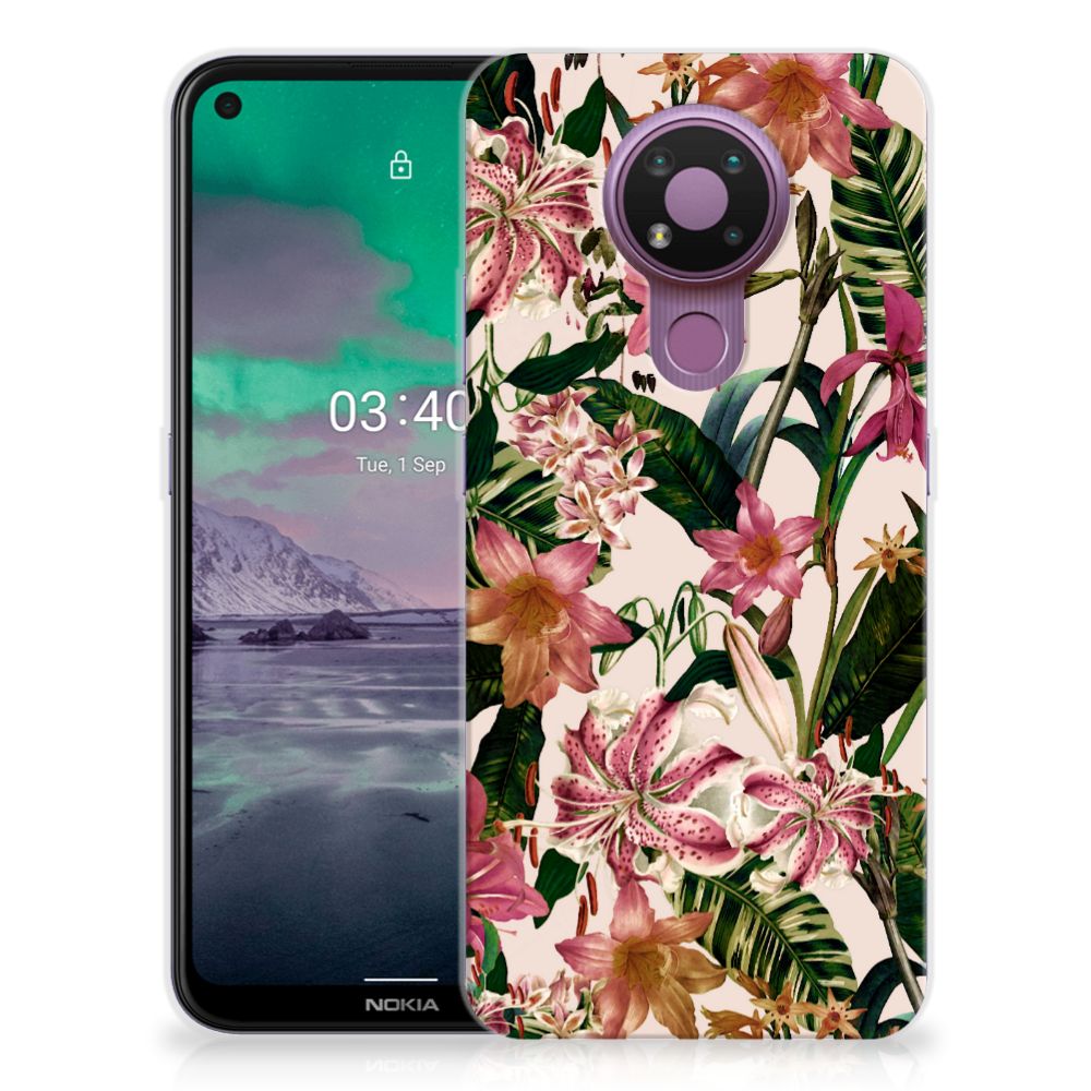 Nokia 3.4 TPU Case Flowers