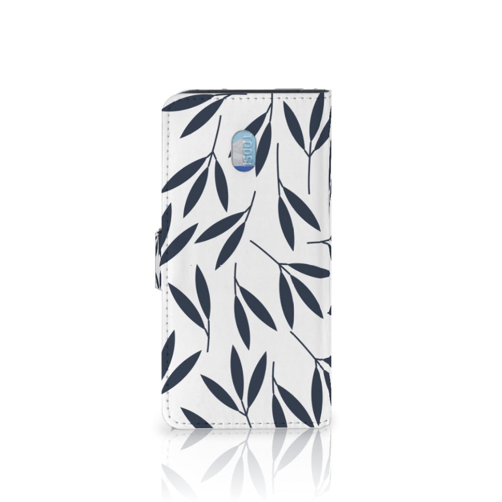 Xiaomi Redmi 8A Hoesje Leaves Blue