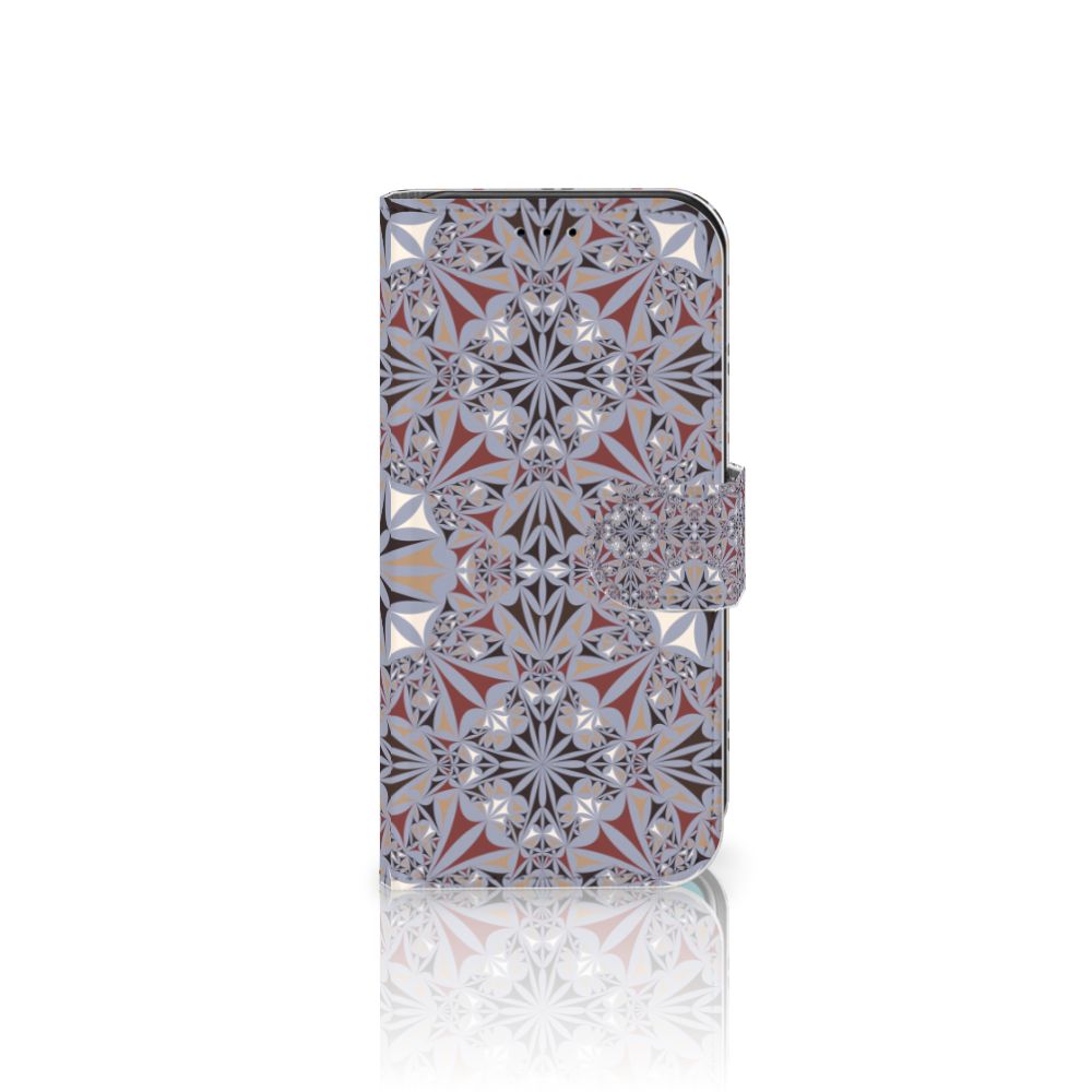 Apple iPhone 11 Pro Bookcase Flower Tiles