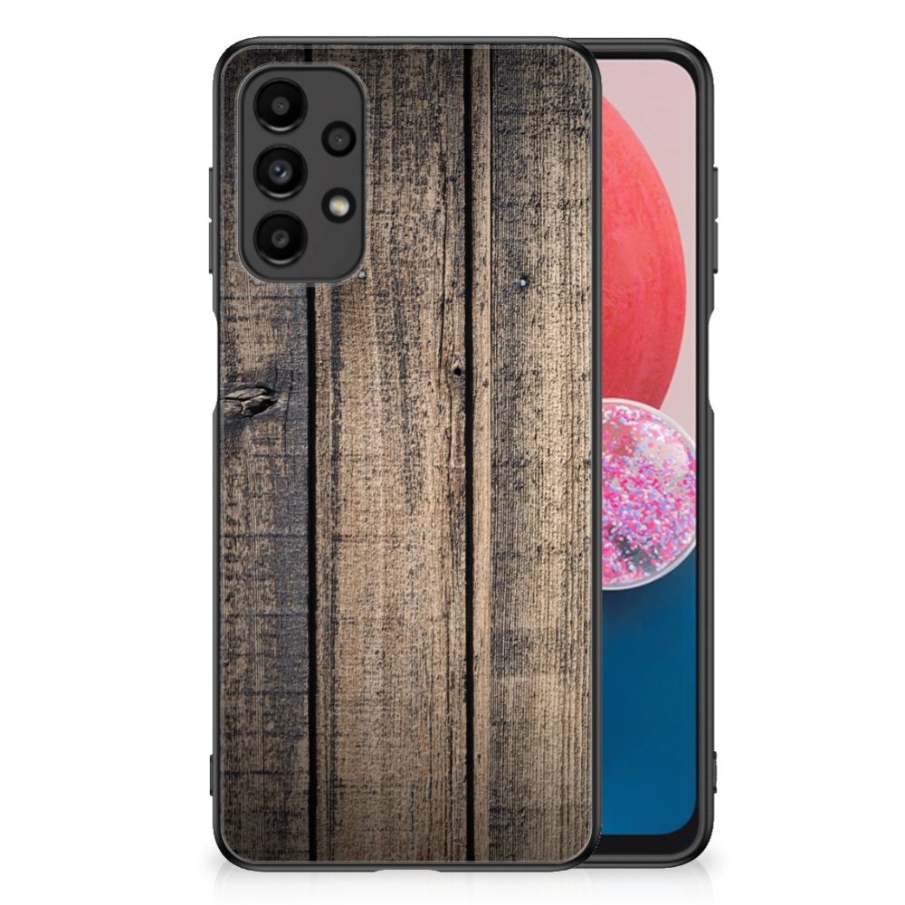 Samsung Galaxy A13 4G Houten Print Telefoonhoesje Steigerhout B2C Telecom