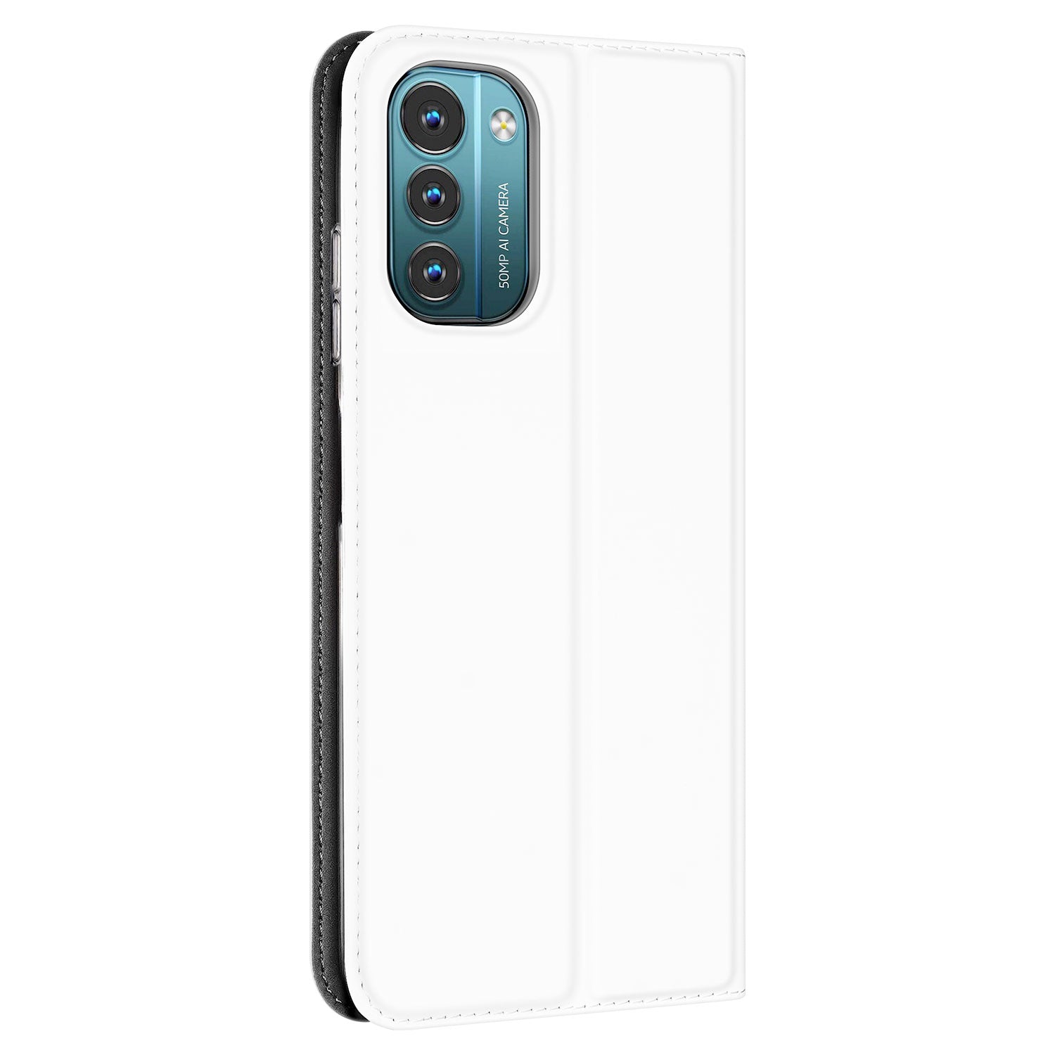 Telefoonhoesje Nokia G11 | G21 Stand Case Wit met Pashouder