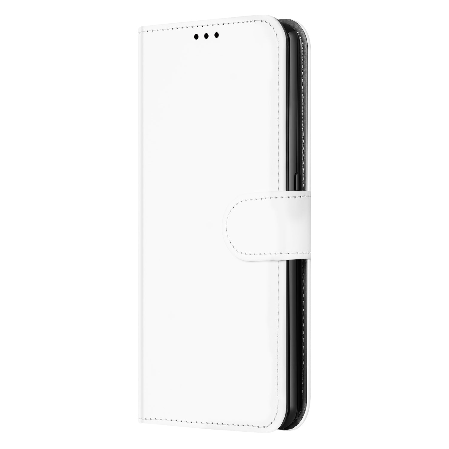 Book Case Telefoonhoesje voor de OPPO Find X5 Pro Wit met Pasjeshouder