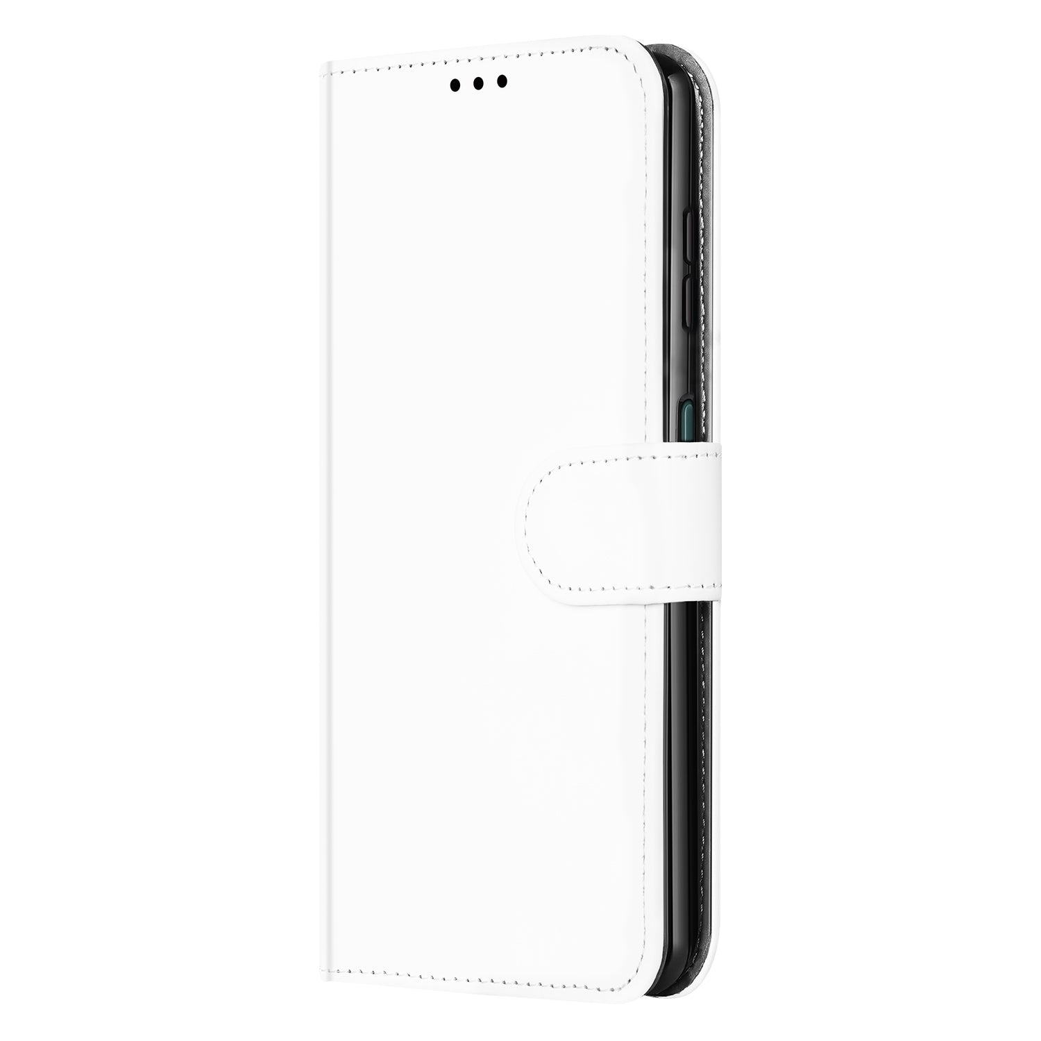 Book Case Telefoonhoesje voor de Nokia G21 | G11 Wit met Pasjeshouder