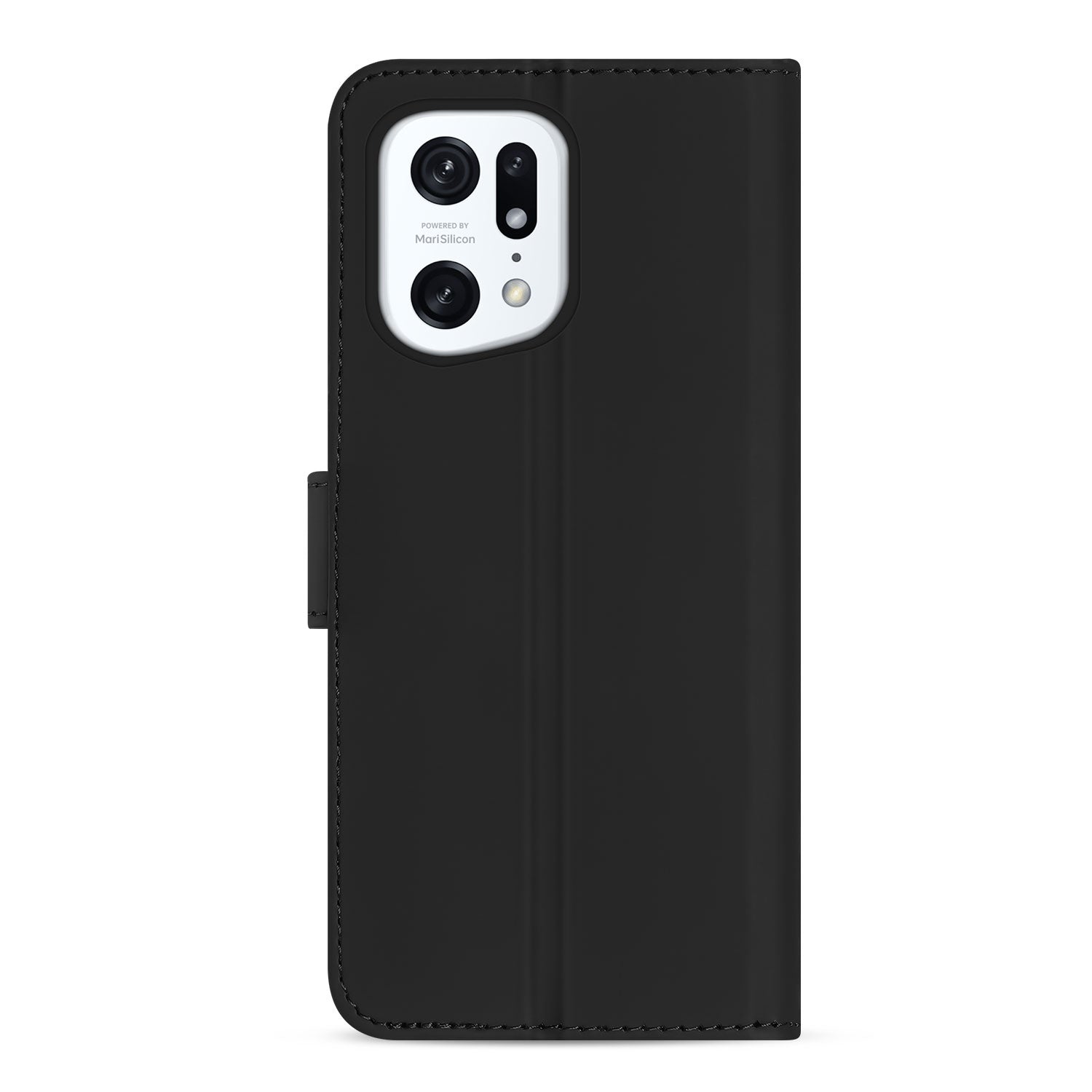 Book Case Hoesje voor de OPPO Find X5 Pro Zwart met Pasjeshouder