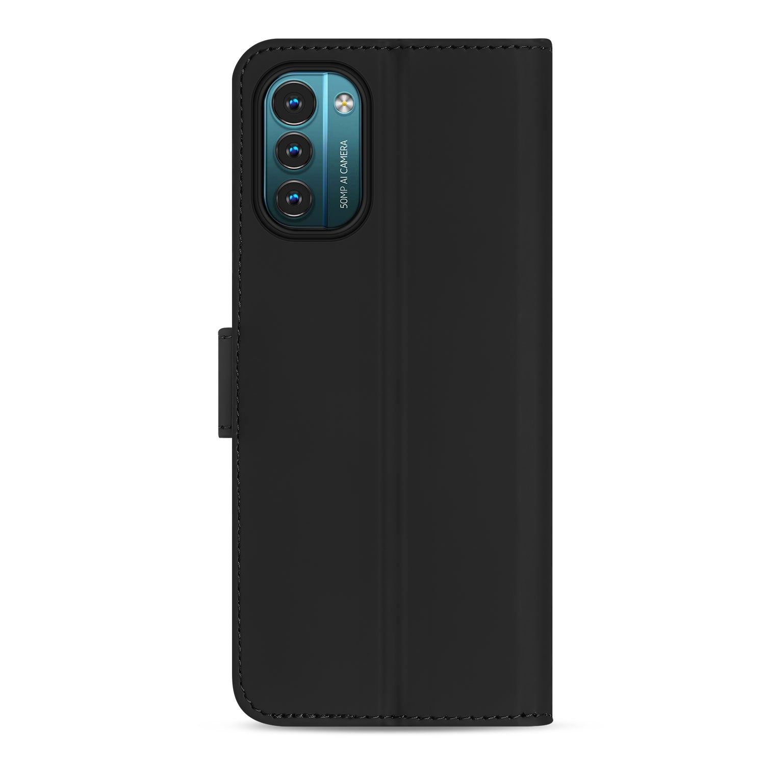 Nokia G21 | G11 Boekhoesje Zwart met Stand Case