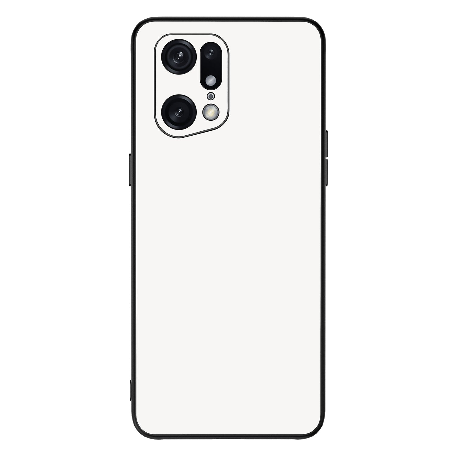 Back Cover OPPO Find X5 Pro Hoesje Zwart/Wit