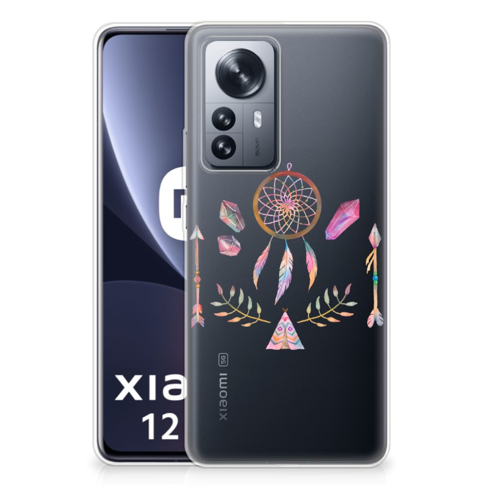 Xiaomi 12 Pro Telefoonhoesje met Naam Boho Dreamcatcher B2C Telecom