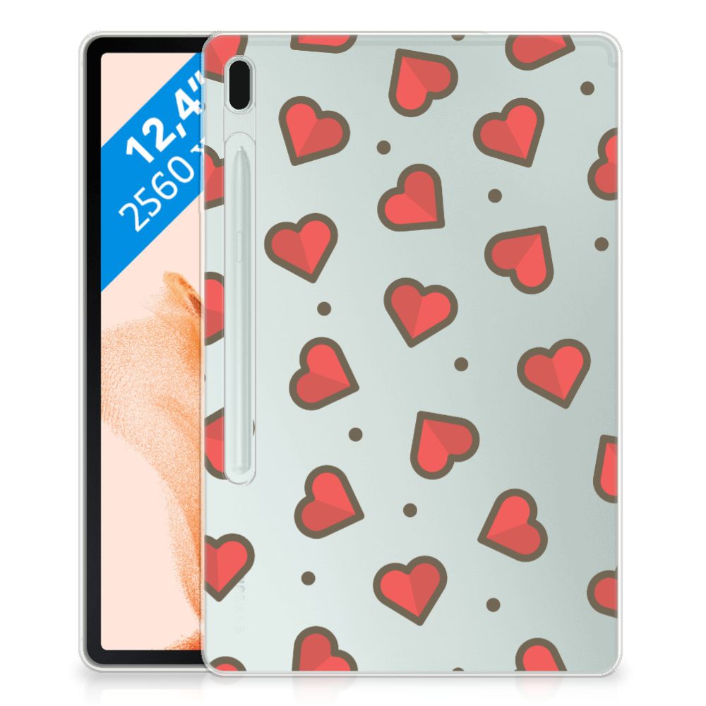 Samsung Galaxy Tab S7FE Hippe Hoes Hearts - B2C Telecom
