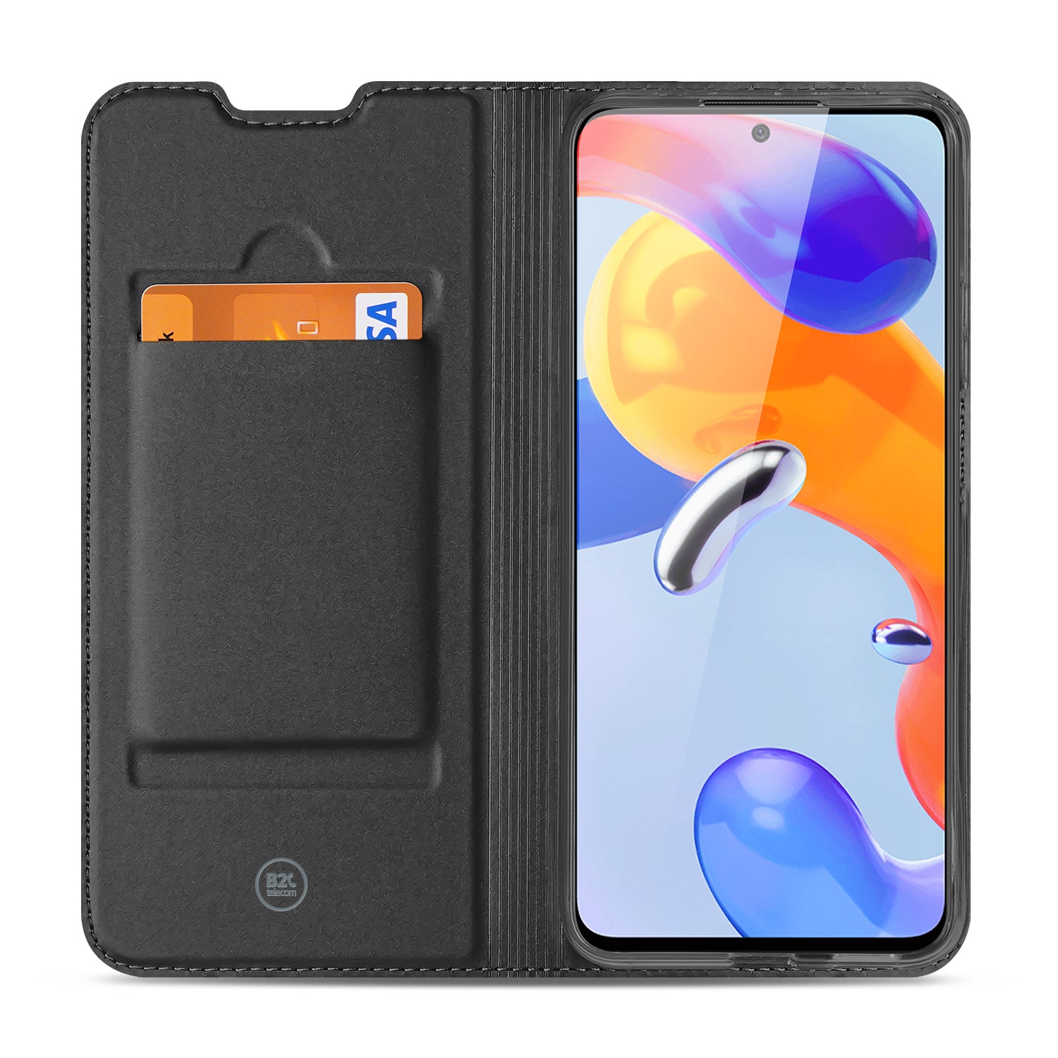 Telefoonhoesje Xiaomi Redmi Note 11 Pro Bookcase Wit met Pasjehouder