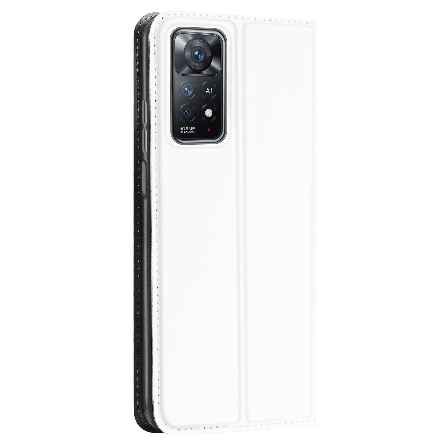 Telefoonhoesje Xiaomi Redmi Note 11 Pro Bookcase Wit met Pasjehouder