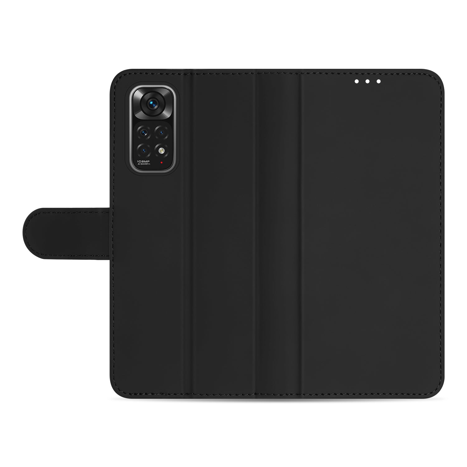 Book Case Telefoonhoesje voor de Xiaomi Redmi Note 11 | 11S Zwart met Pasjeshouder