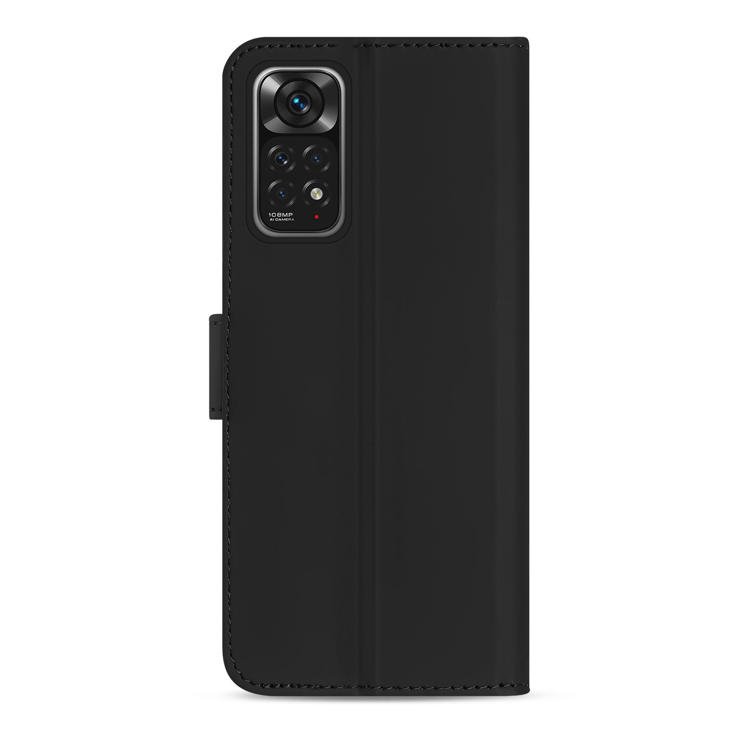 Book Case Telefoonhoesje voor de Xiaomi Redmi Note 11 Pro Zwart met Pasjeshouder