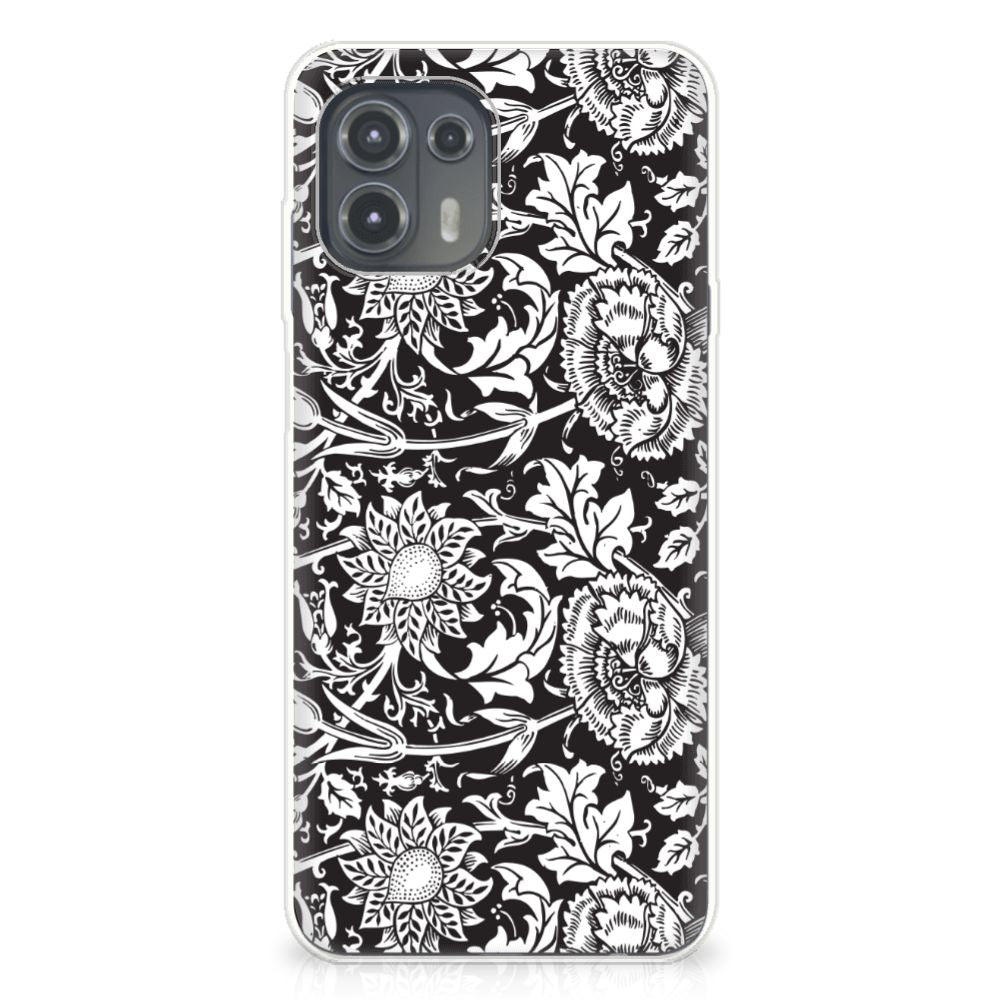 Motorola Edge 20 Lite TPU Case Black Flowers B2C Telecom