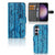 Samsung Galaxy S24 Plus Book Style Case Wood Blue