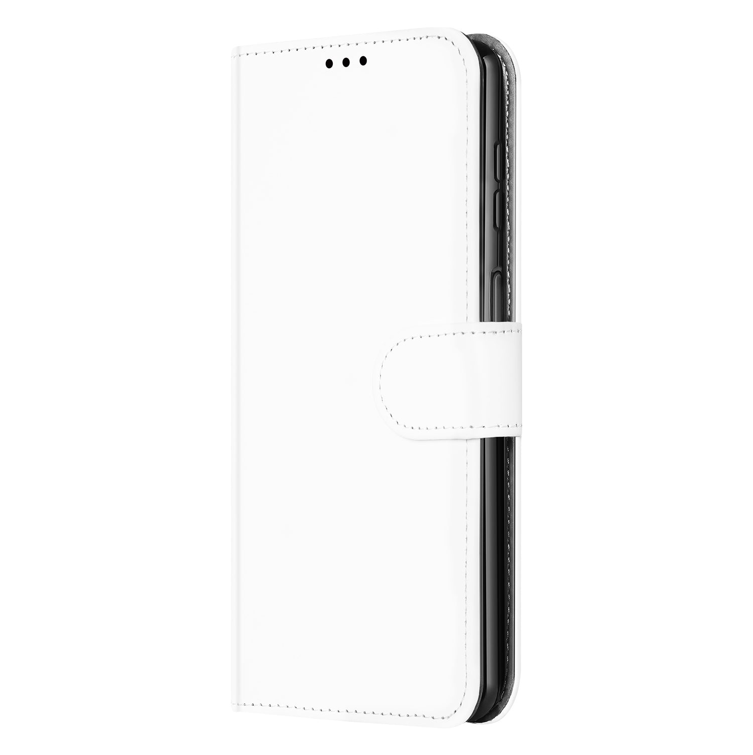 Book Case Telefoonhoesje voor de Motorola Moto G52 | G82 Wit met Pasjeshouder