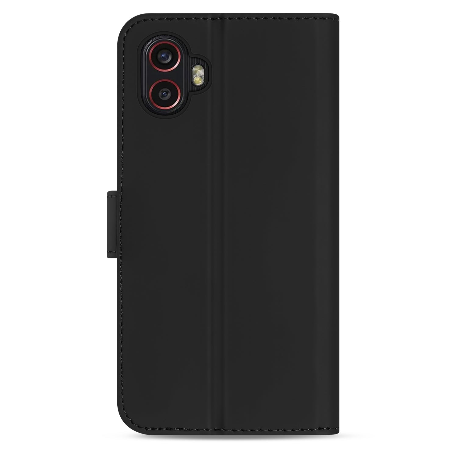 Book Case Telefoonhoesje voor de Galaxy Xcover 6 Pro Zwart met Pasjeshouder