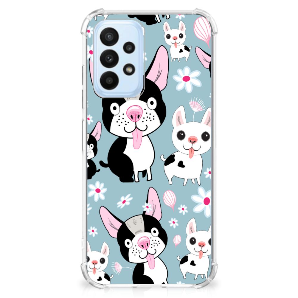 Samsung Galaxy A23 Case Anti-shock Hondjes - B2C Telecom