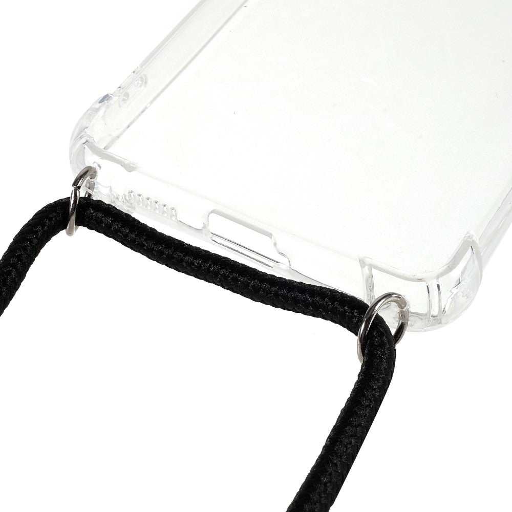 Anti-shock Back Cover voor de Samsung Galaxy A53 Transparant met Koord