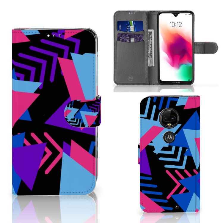 Motorola Moto G7 | G7 Plus Book Case Funky Triangle