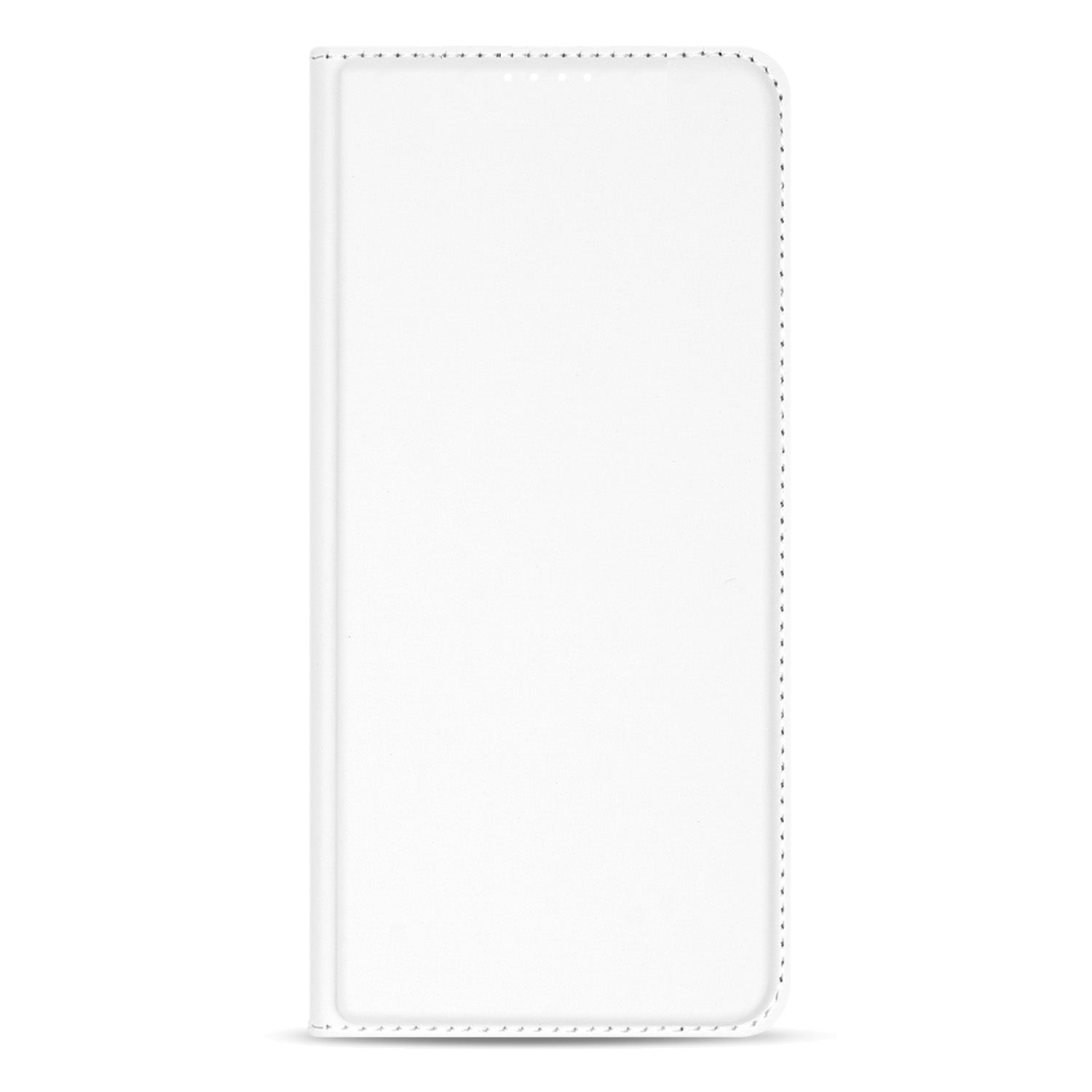 Xiaomi Redmi Note 10 Pro Stand Case Hoesje Wit met Pashouder