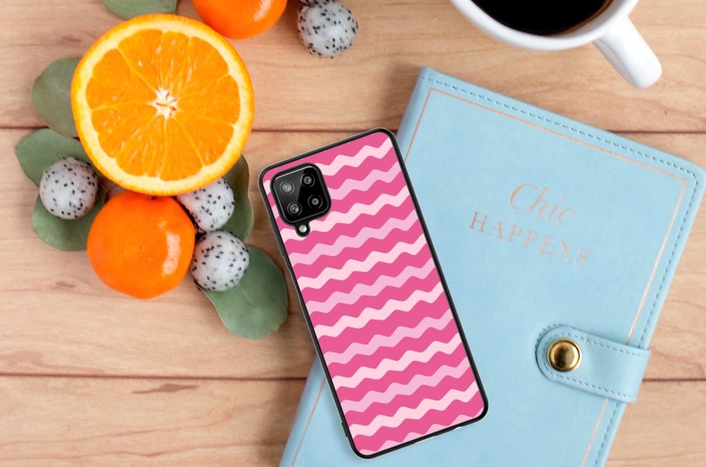 Samsung Galaxy A12 Back Case Waves Pink B2C Telecom