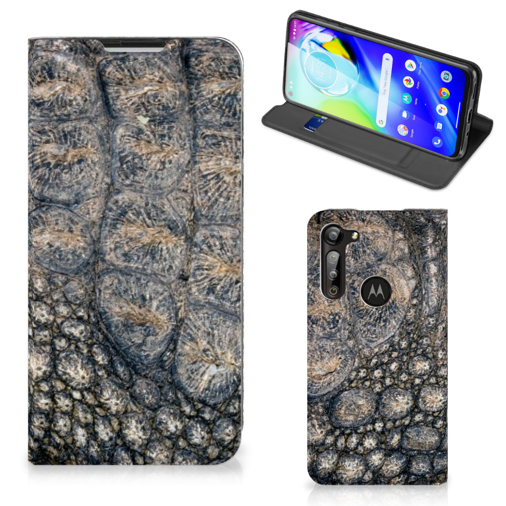 Motorola Moto G8 Power Hoesje maken Krokodillenprint - B2C Telecom