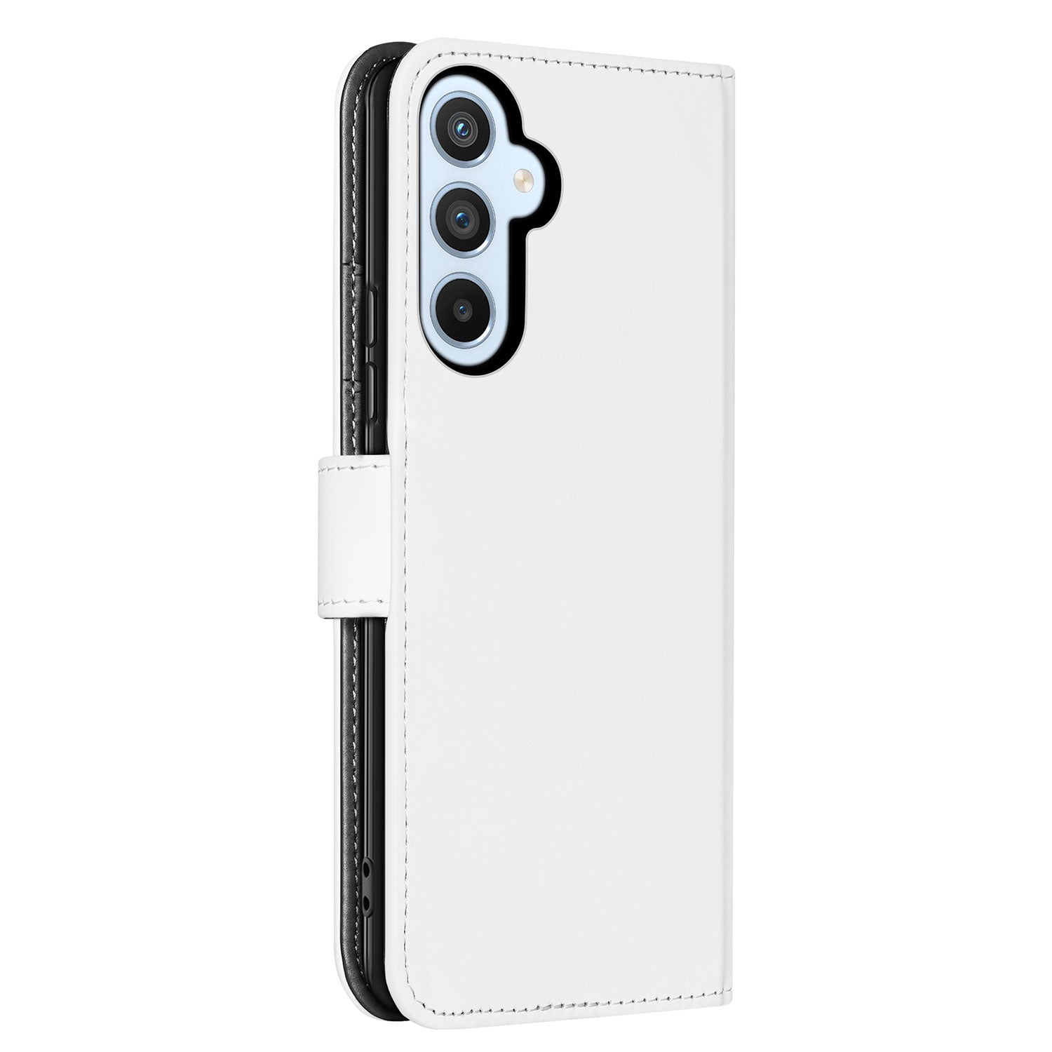 Book Case Hoesje voor de Samsung Galaxy A54 5G Wit met Pasjeshouder