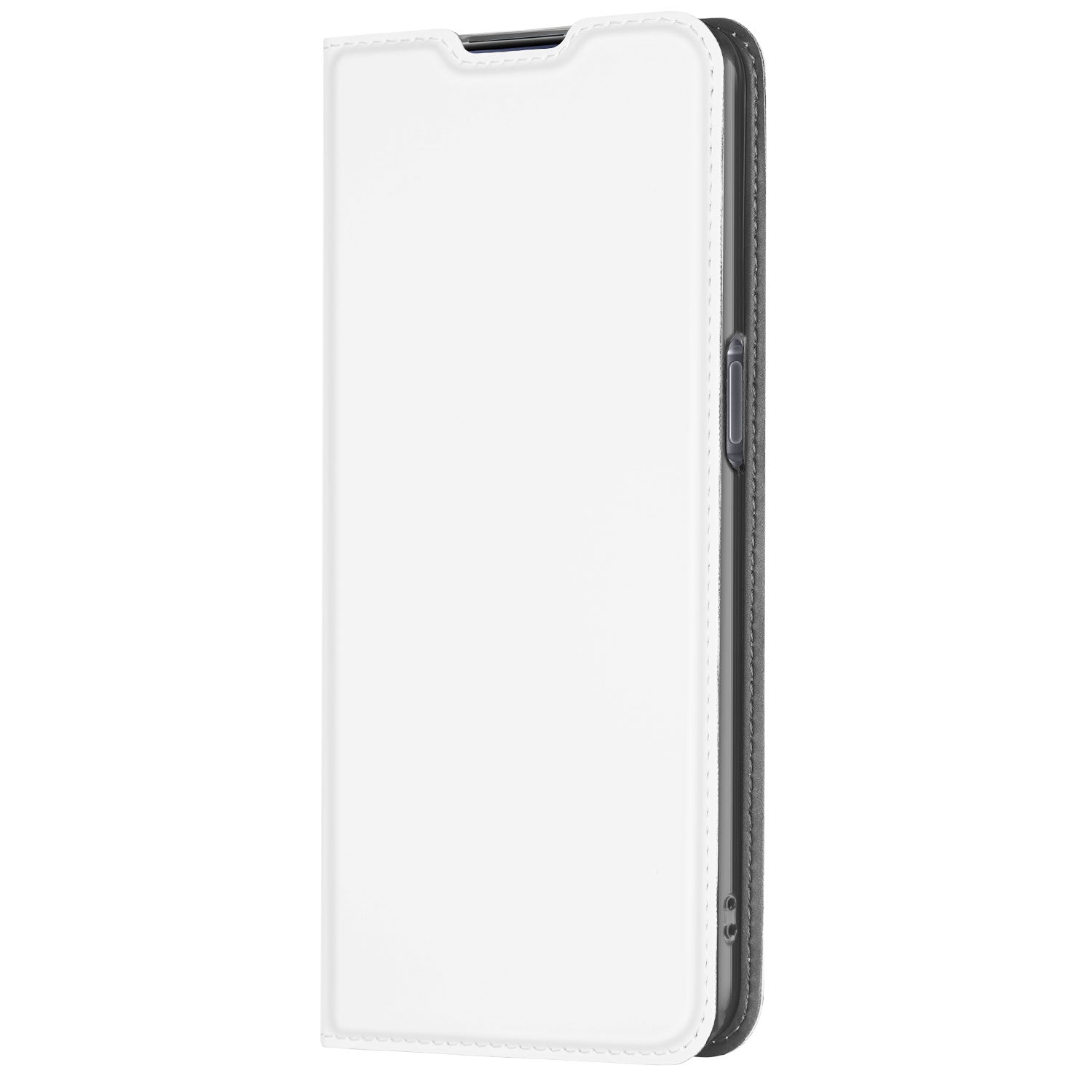 Stand Case Hoesje voor de OPPO A77 5G | A57 5G Wit met Pashouder