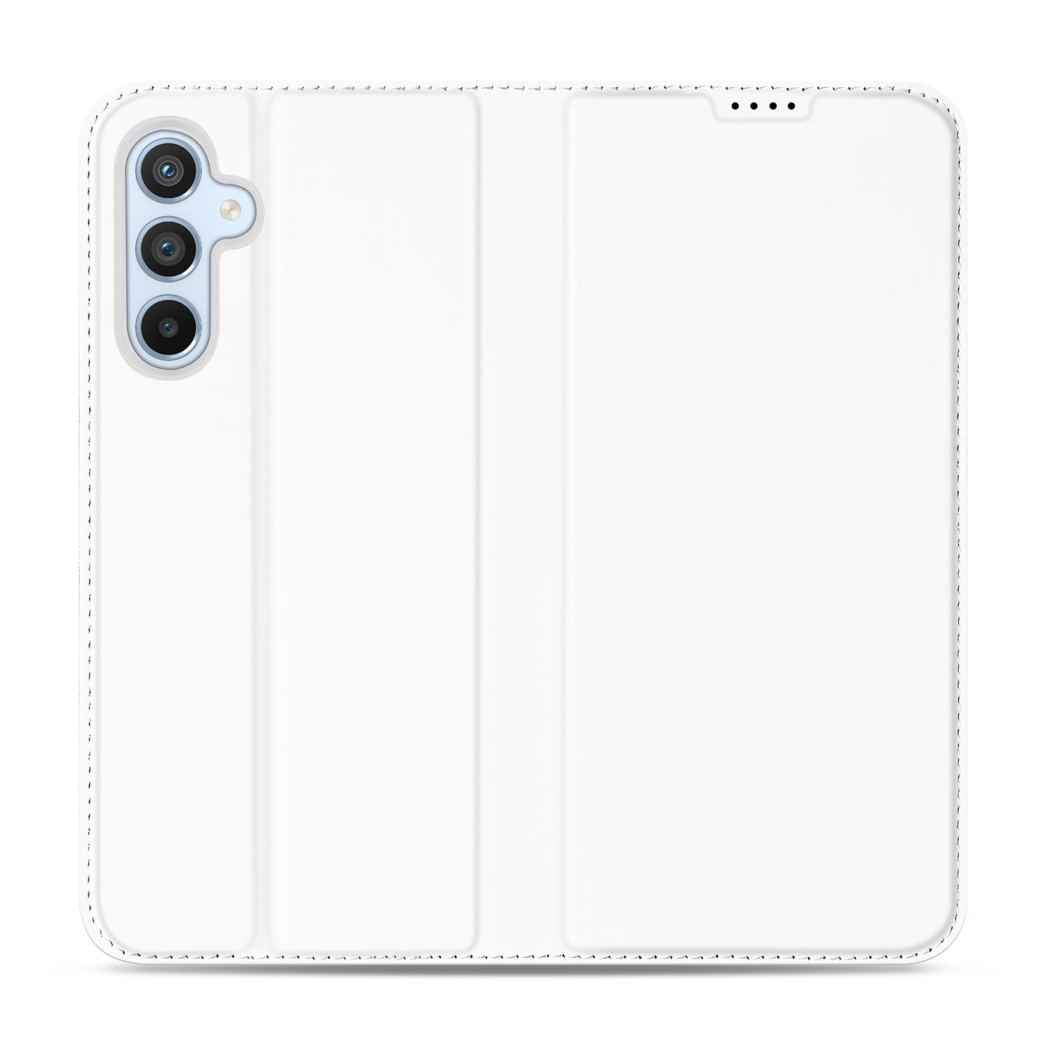 Stand Case Hoesje voor de Samsung Galaxy A54 5G Wit met Pashouder