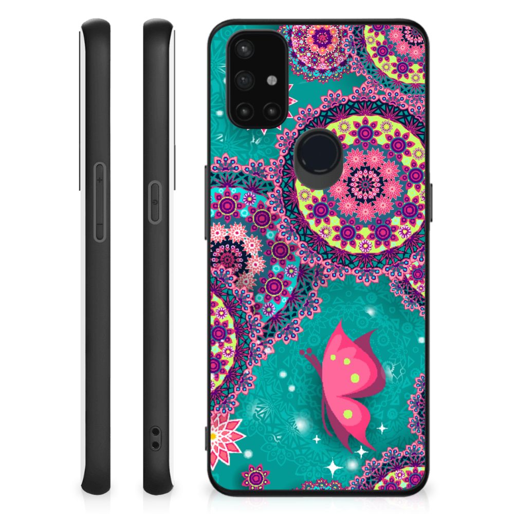 OnePlus Nord N10 5G Leuk Telefoonhoesje Cirkels en Vlinders B2C Telecom