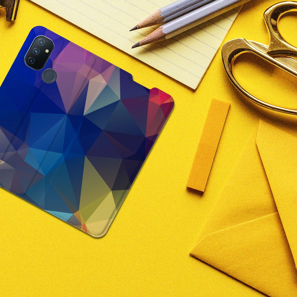 OnePlus Nord N100 Stand Case Polygon Dark - B2C Telecom