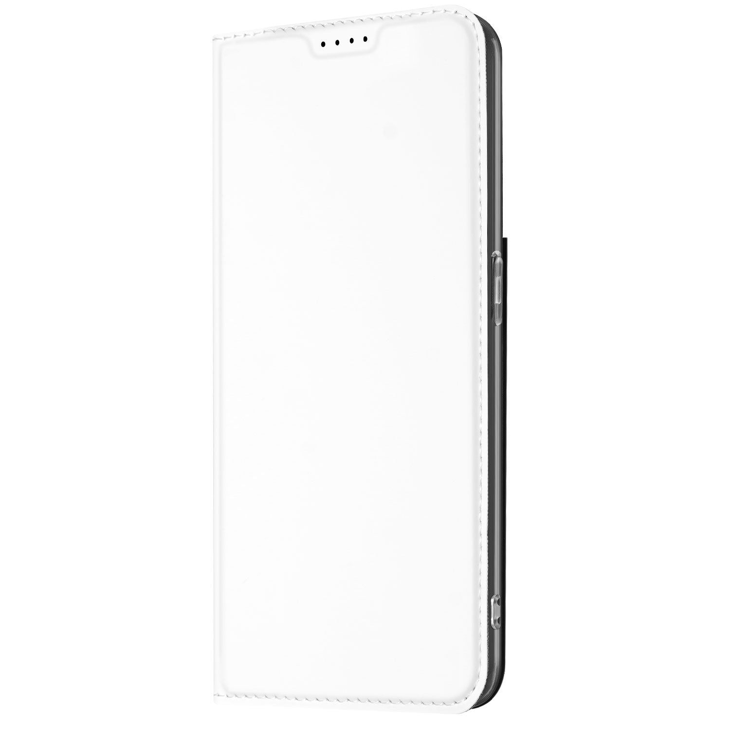 Stand Case Hoesje voor de OPPO Reno8 Wit met Pashouder