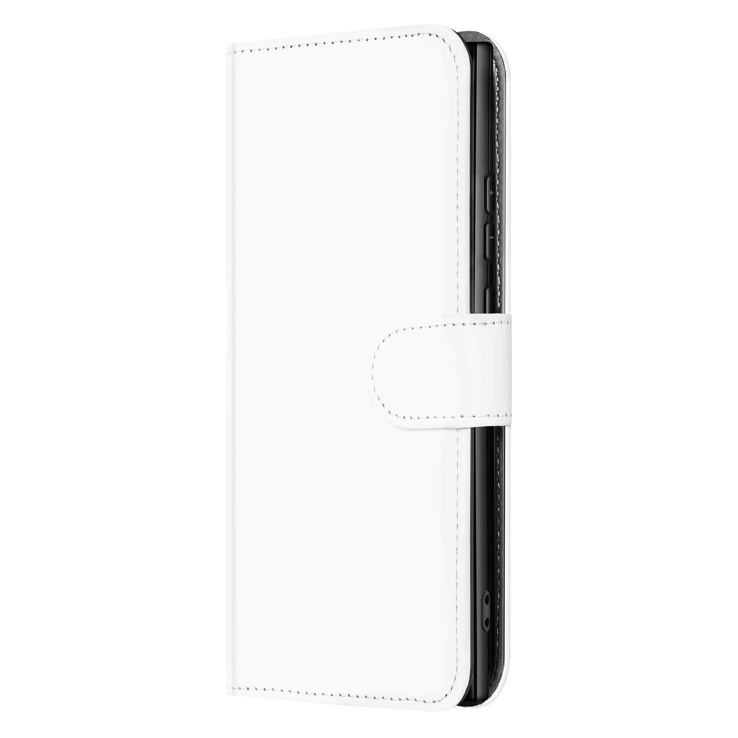 Book Case Telefoonhoesje voor de Samsung Galaxy S23 Ultra Wit met Pasjeshouder