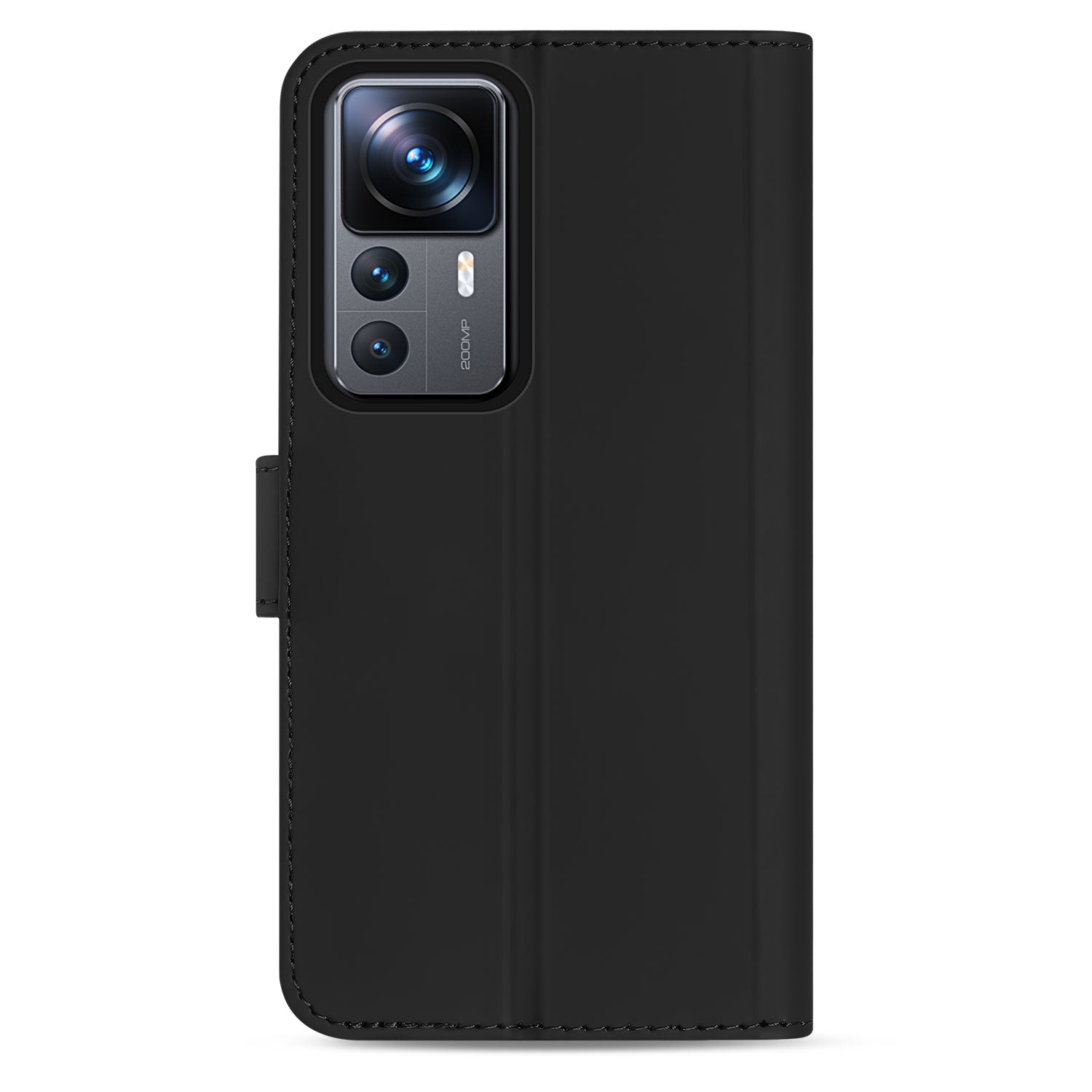 Book Cover Hoesje voor de Xiaomi 12T | 12T Pro Zwart met Pasjeshouder