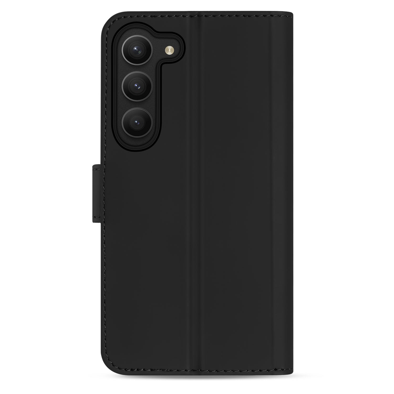 Book Cover Hoesje voor de Samsung Galaxy S23 Zwart met Pasjeshouder