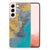 Samsung Galaxy S22 TPU Siliconen Hoesje Marble Blue Gold