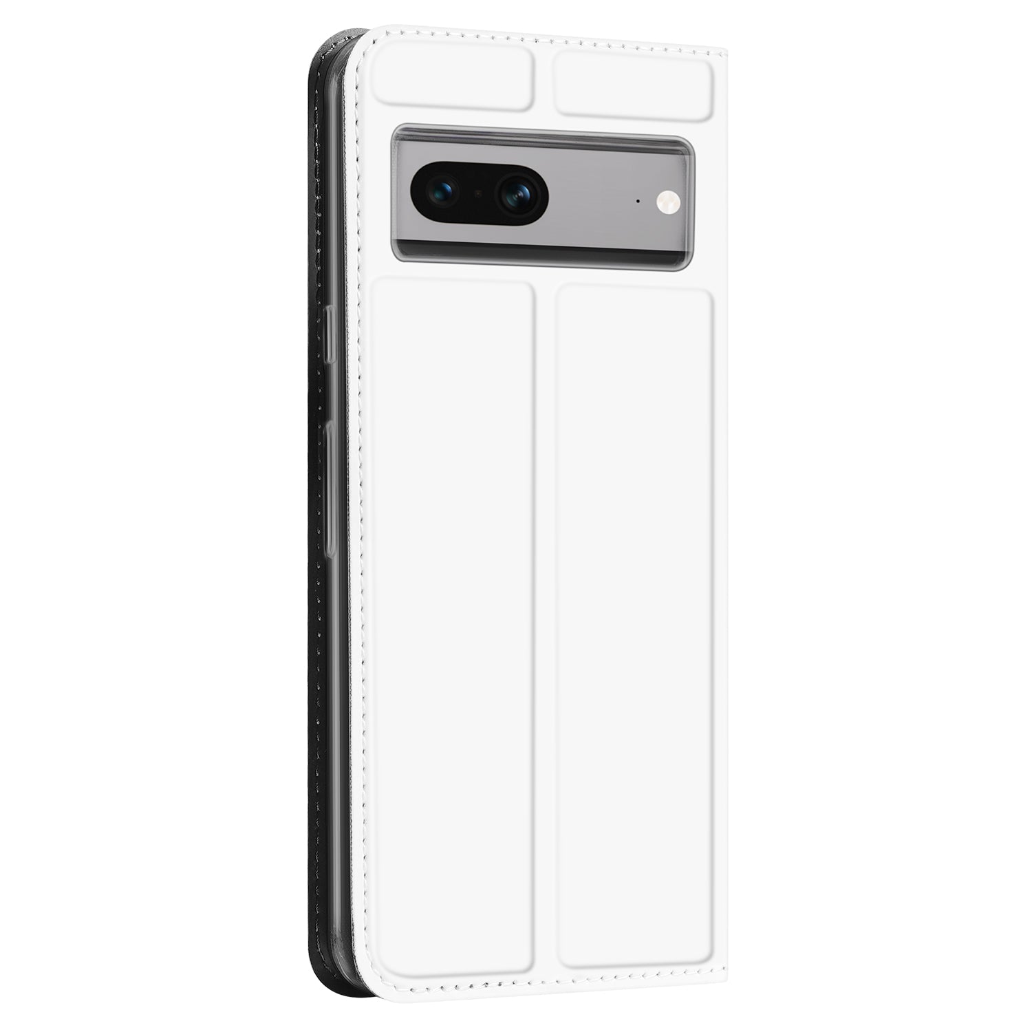 Stand Case Hoesje voor de Google Pixel 7 Wit met Pashouder