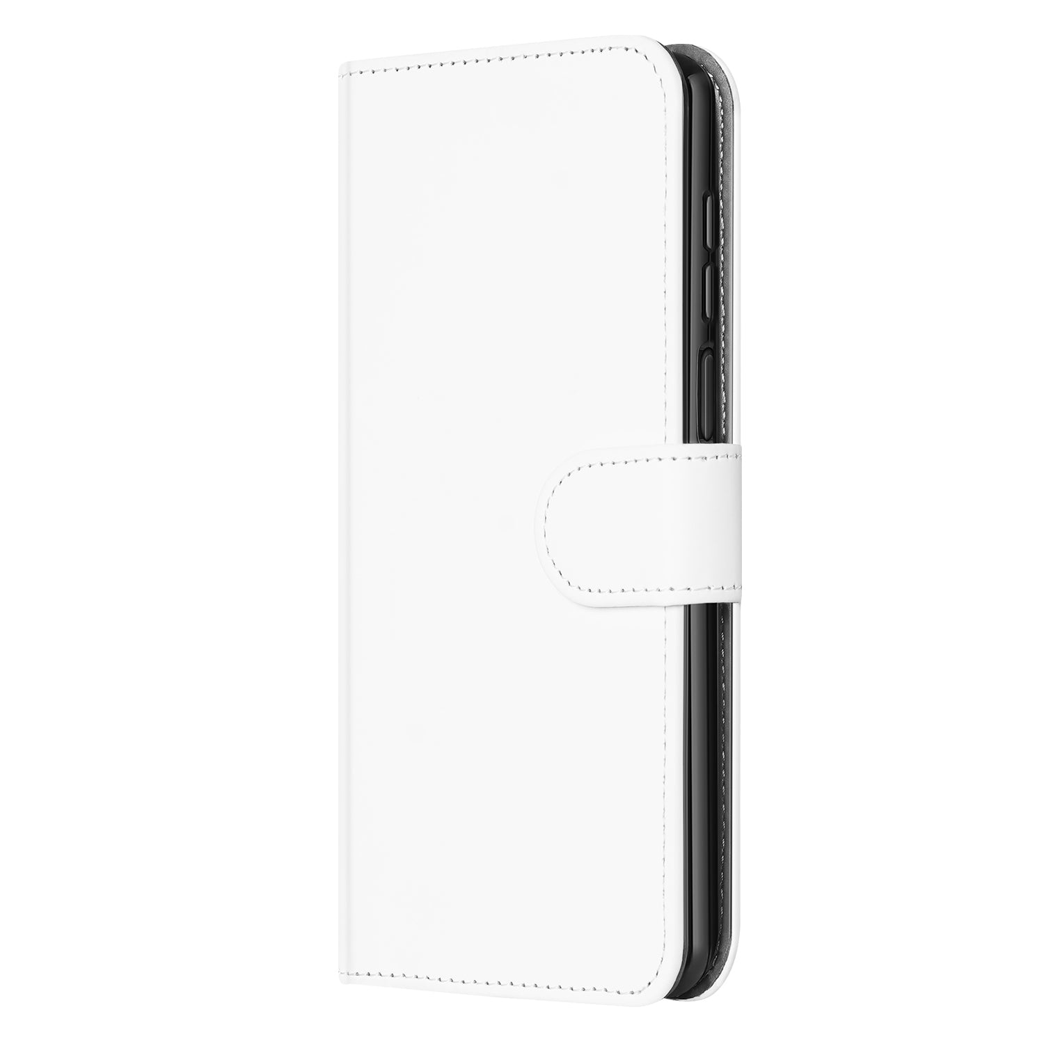 Book Case Telefoonhoesje voor de Motorola Moto E13 4G Wit met Pasjeshouder