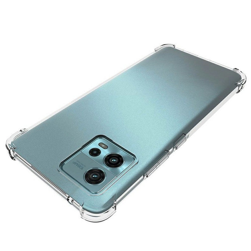 Anti-shock Back Cover voor de Motorola Moto G72 Transparant