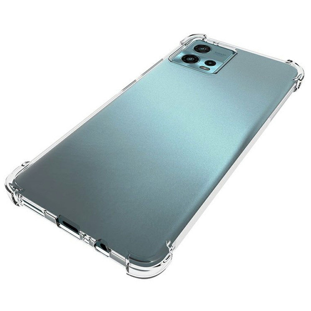 Anti-shock Back Cover voor de Motorola Moto G72 Transparant