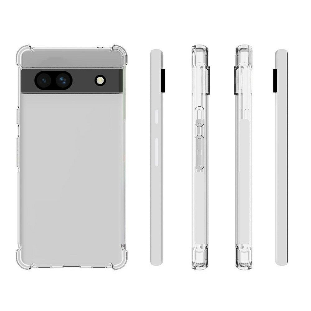 Anti-shock Back Cover voor de Google Pixel 7A Transparant