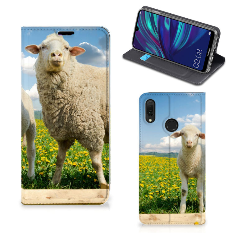 Huawei Y7 hoesje Y7 Pro (2019) Hoesje maken Schaap en Lammetje